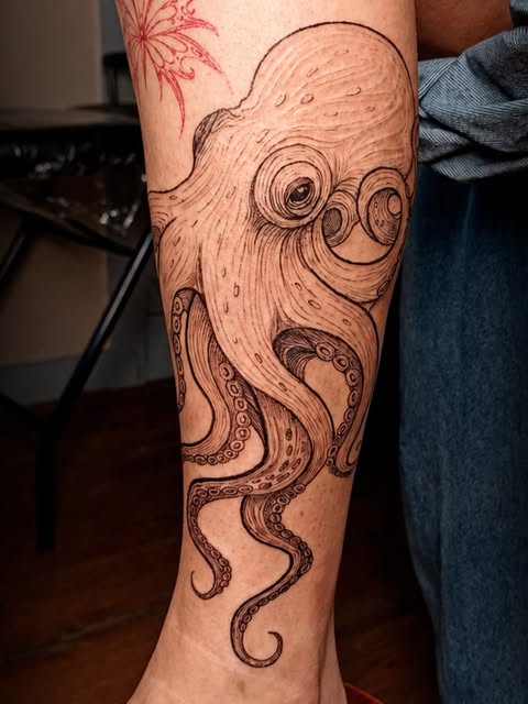 Tatuagem em whip shading